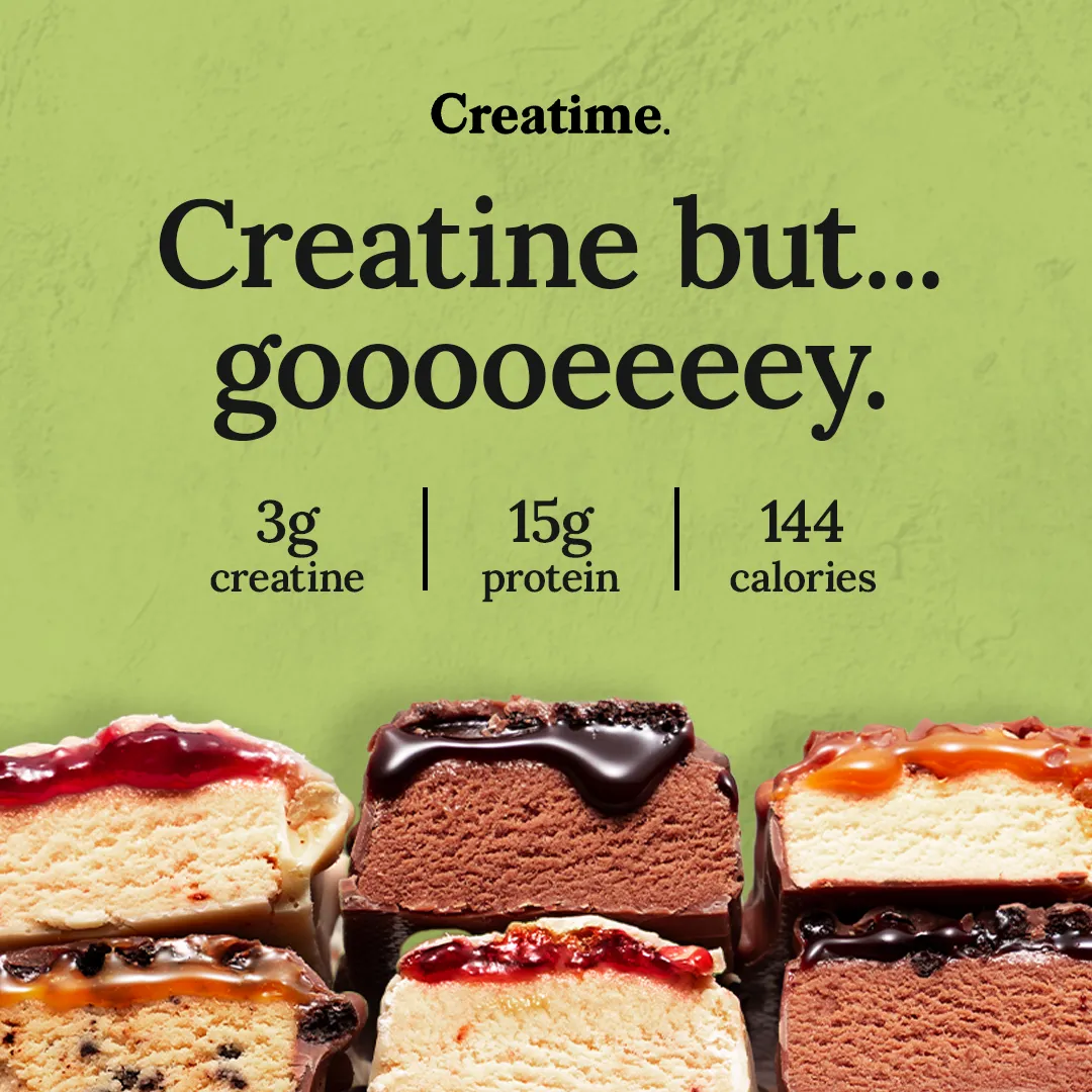 Gooey Dessert Creatine Ad