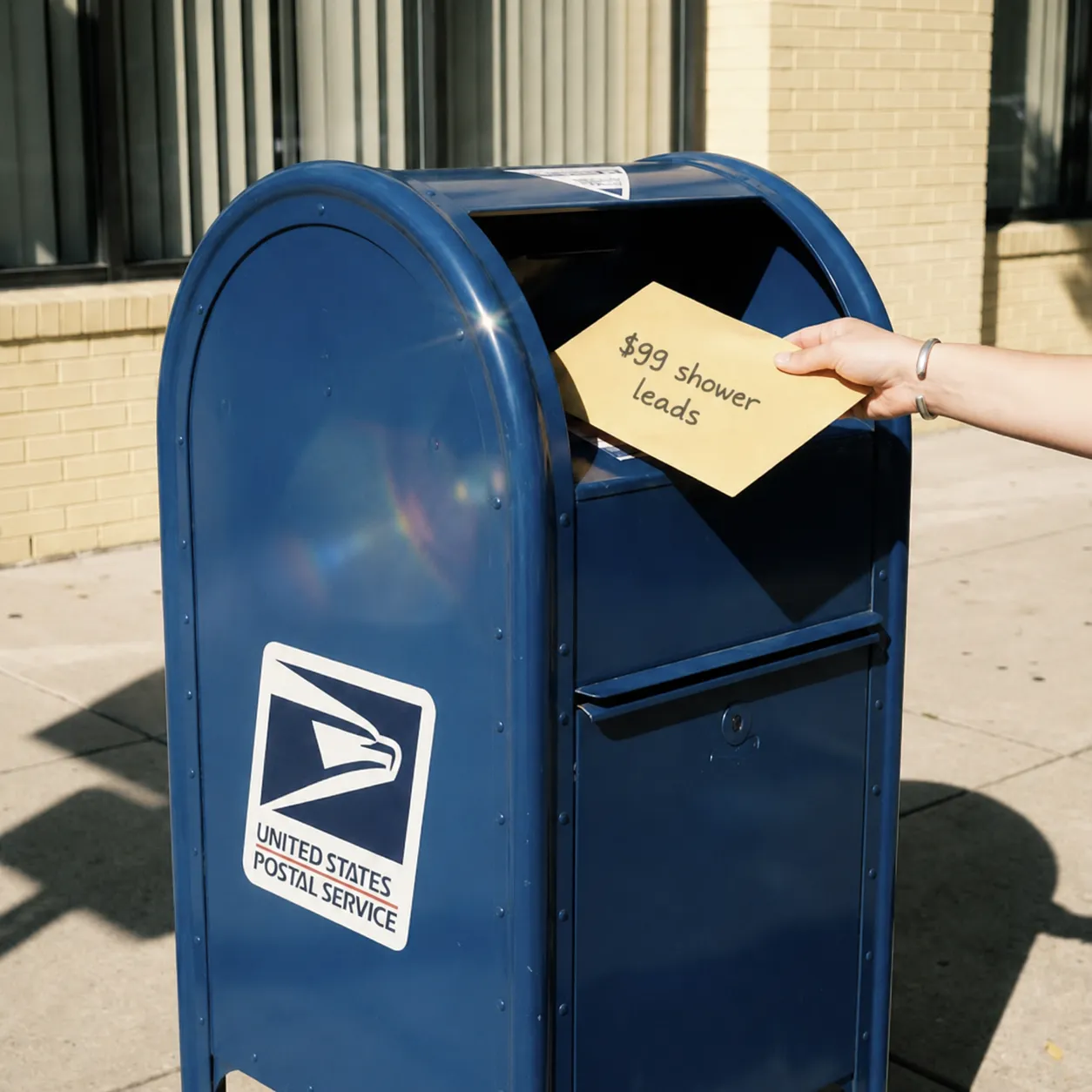 Mailbox Lead Generation Concept Ad